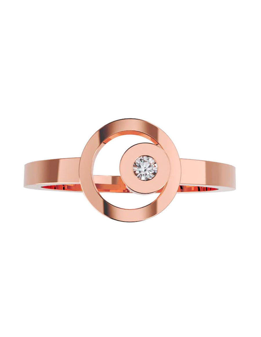 ANILLO DE ORO CON CIRCONIA