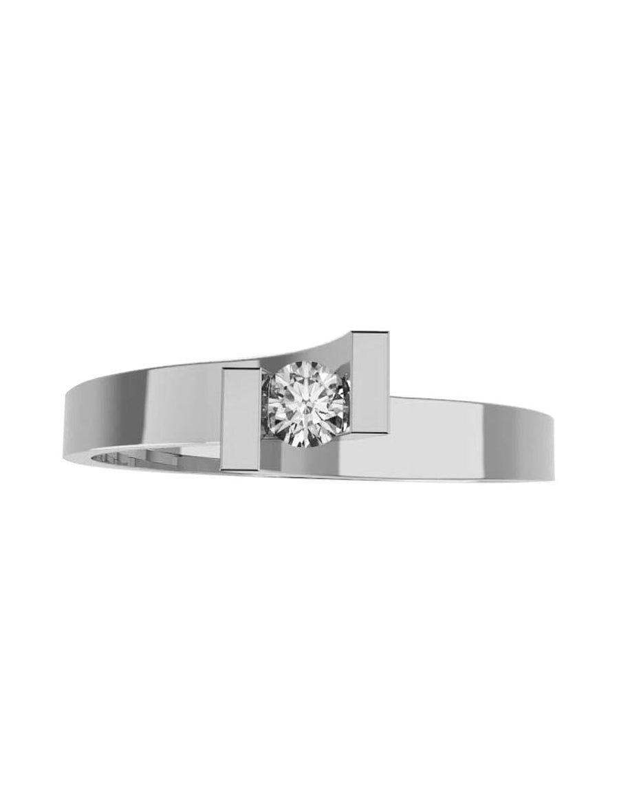 ANILLO DE ORO CON CIRCONIA