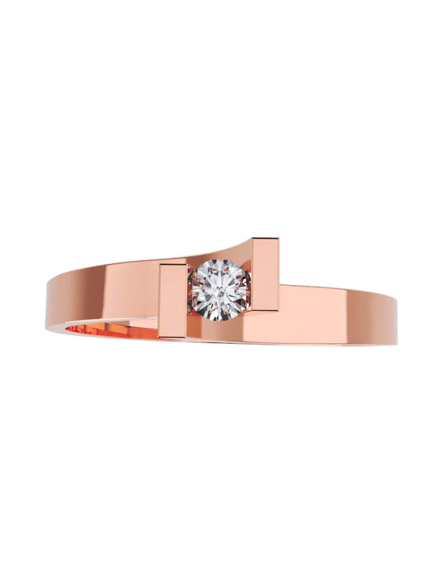 ANILLO DE ORO CON CIRCONIA