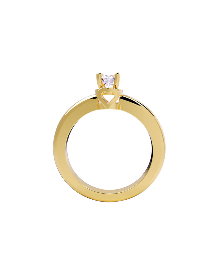 ANILLO DE ORO CON CIRCONIA