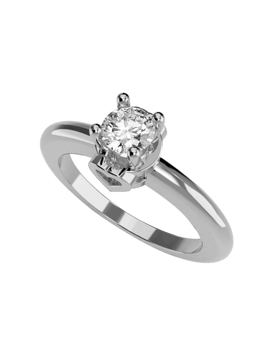 ANILLO DE ORO CON CIRCONIA