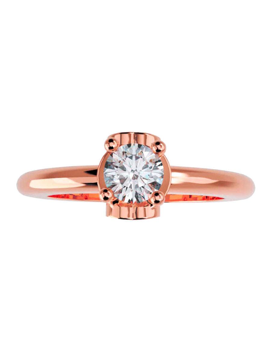 ANILLO DE ORO CON CIRCONIA
