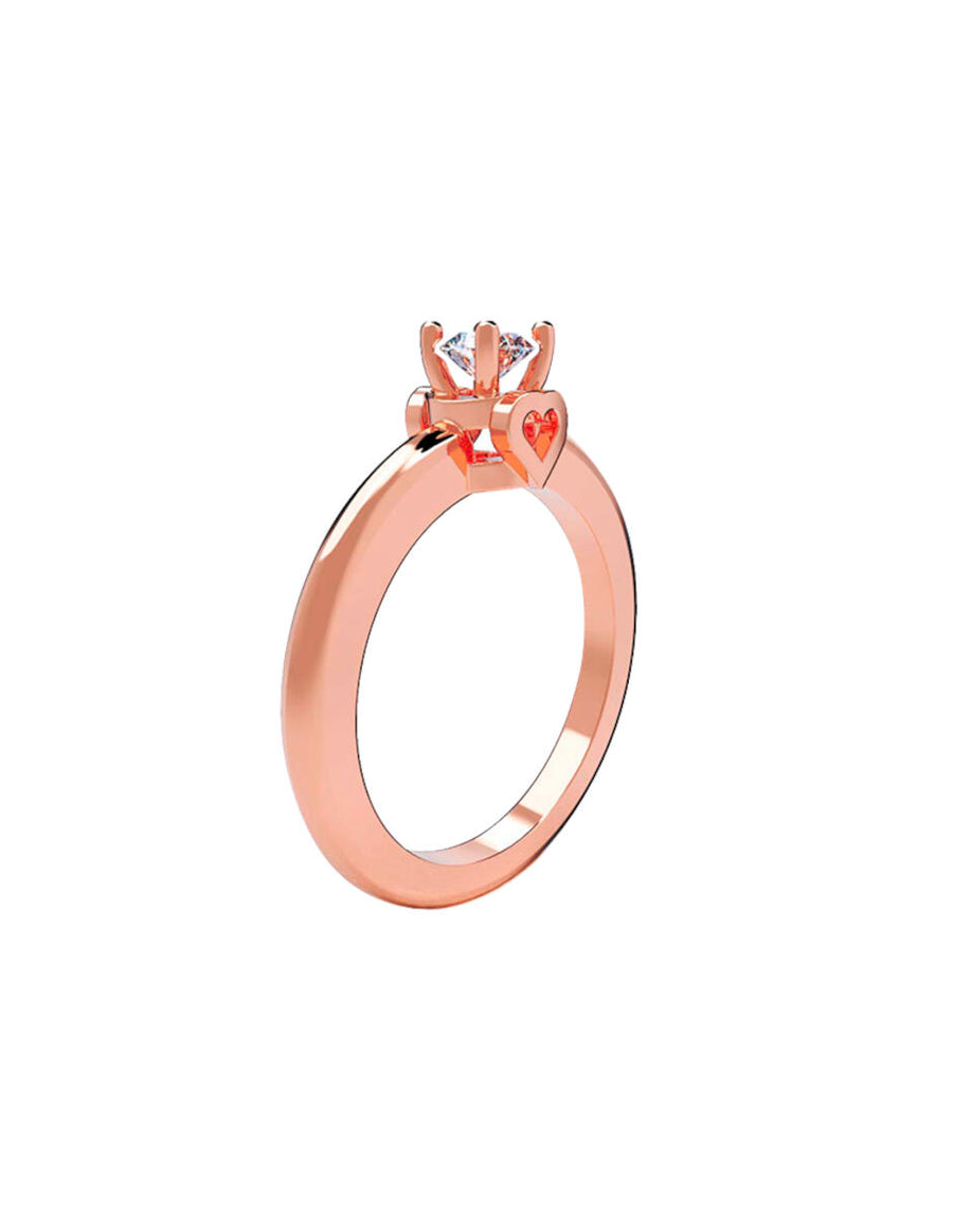 ANILLO DE ORO CON CIRCONIA