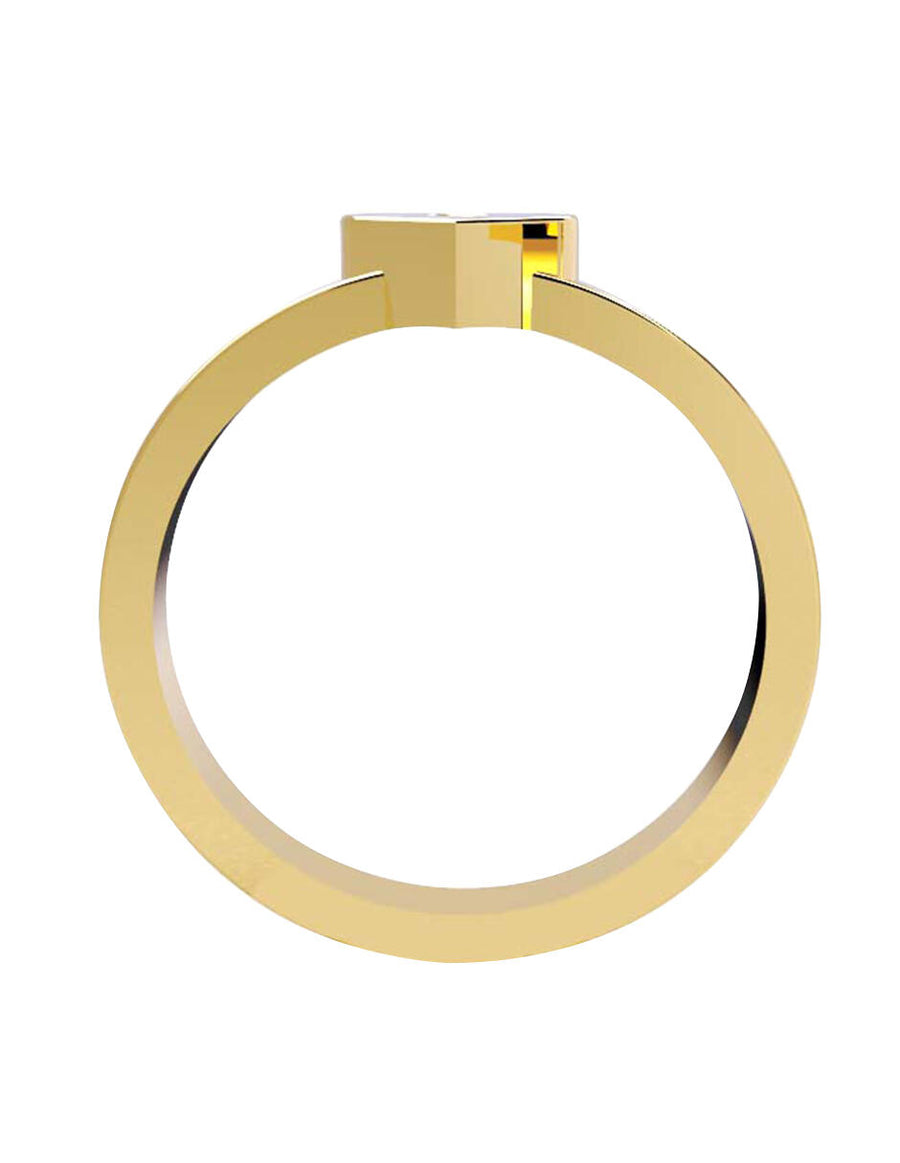 ANILLO DE ORO CON CIRCONIA