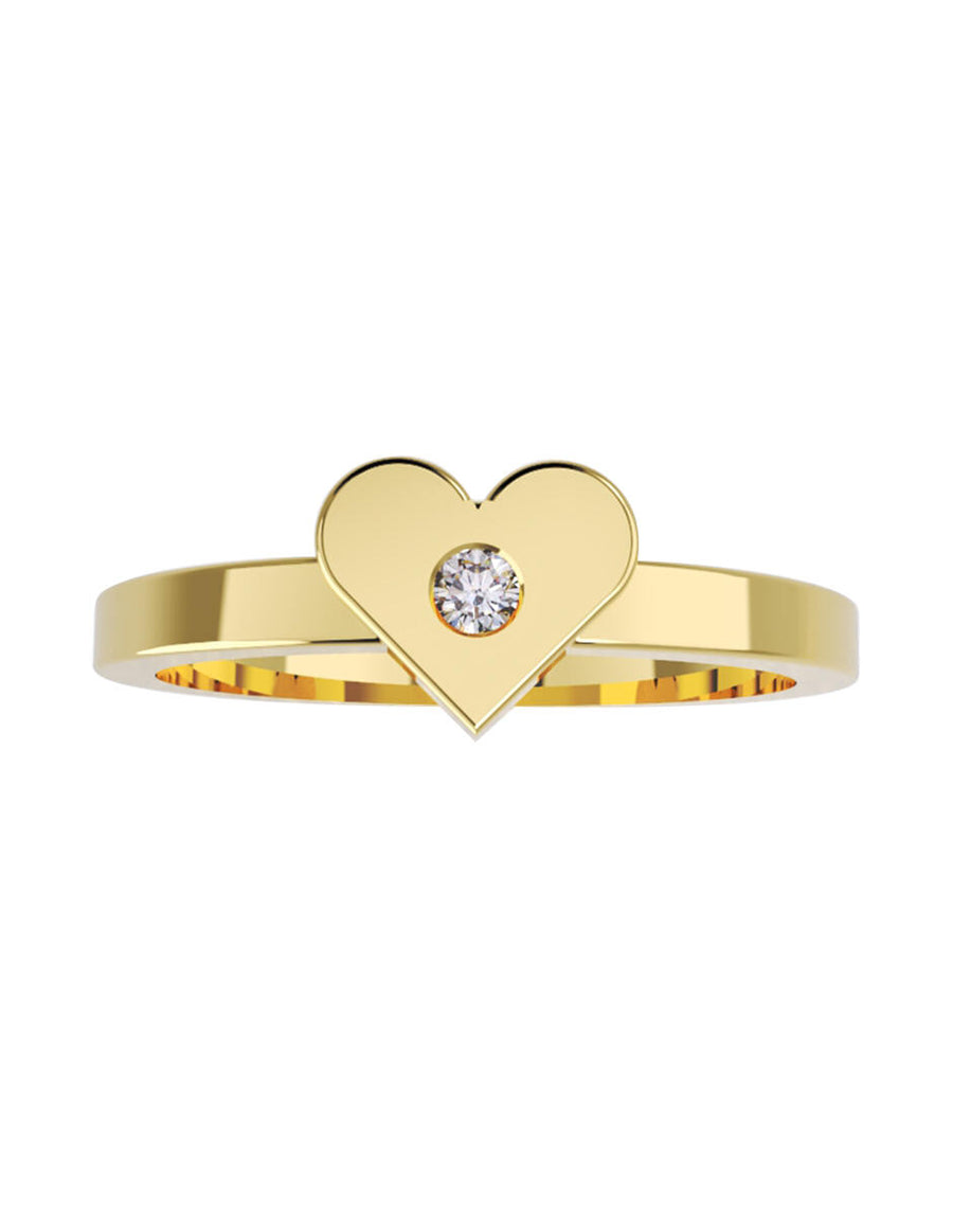 ANILLO DE ORO CON CIRCONIA