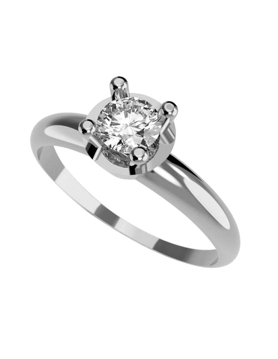 ANILLO DE ORO CON CIRCONIA
