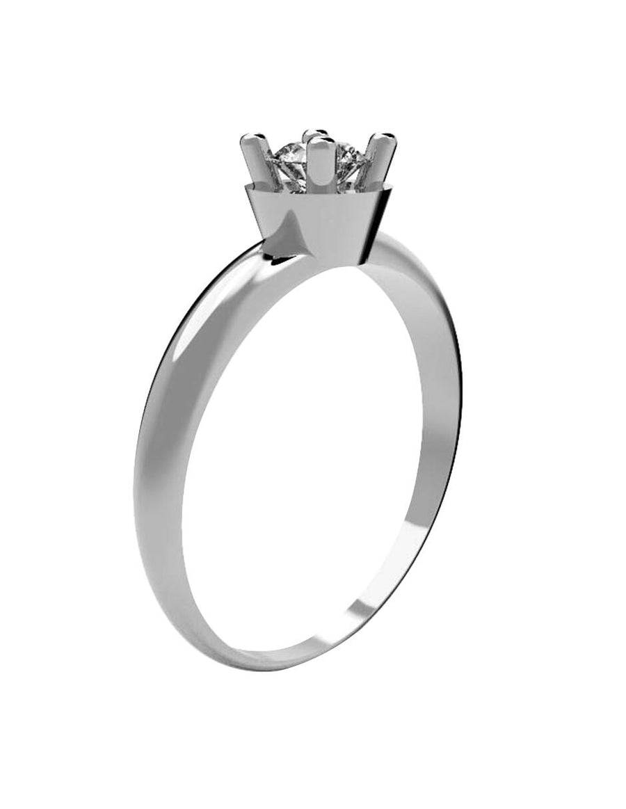 ANILLO DE ORO CON CIRCONIA