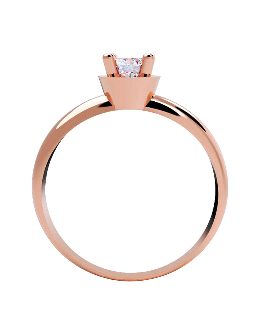 ANILLO DE ORO CON CIRCONIA