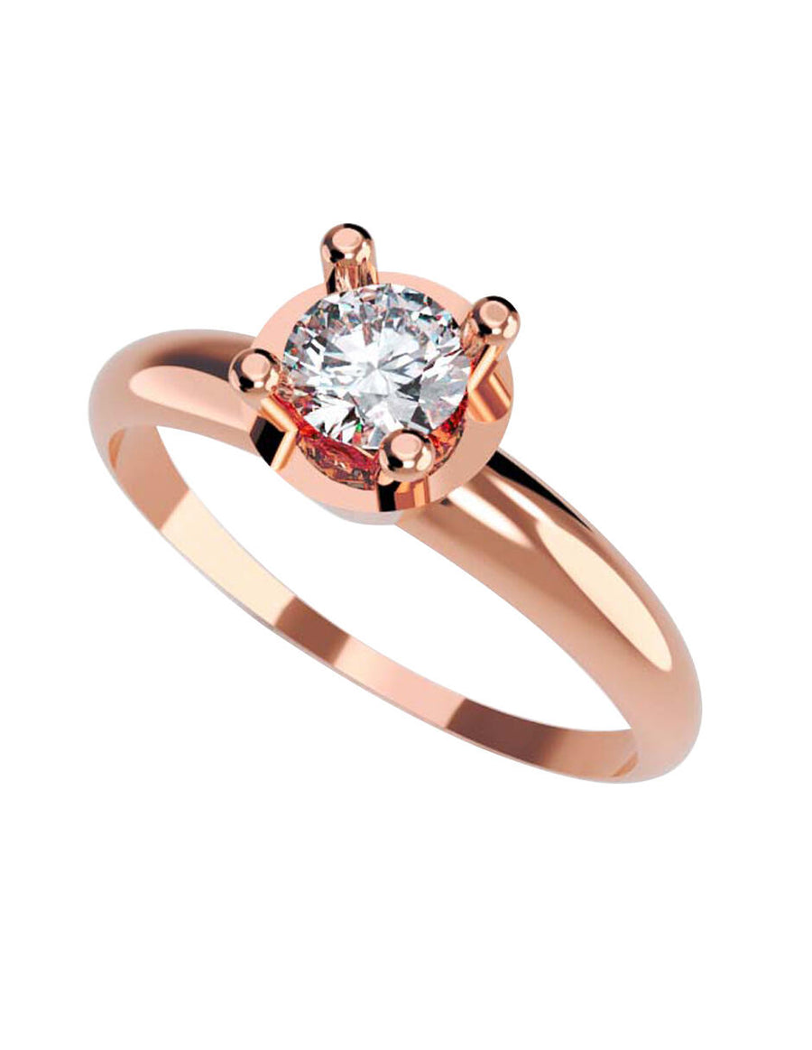 ANILLO DE ORO CON CIRCONIA