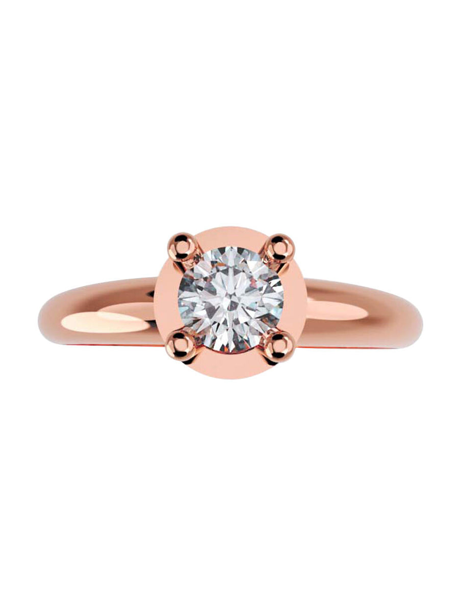 ANILLO DE ORO CON CIRCONIA