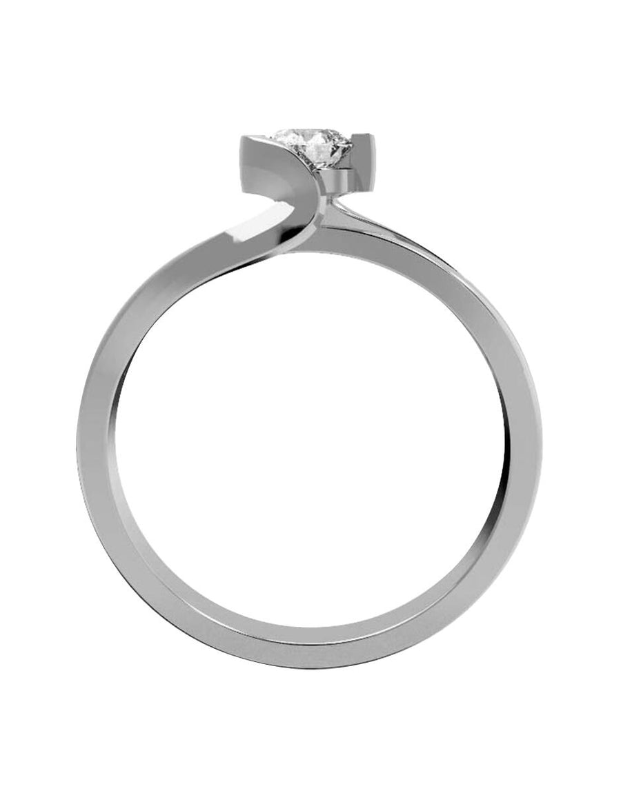 ANILLO DE ORO CON CIRCONIA