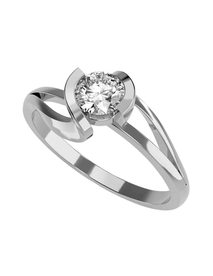 ANILLO DE ORO CON CIRCONIA