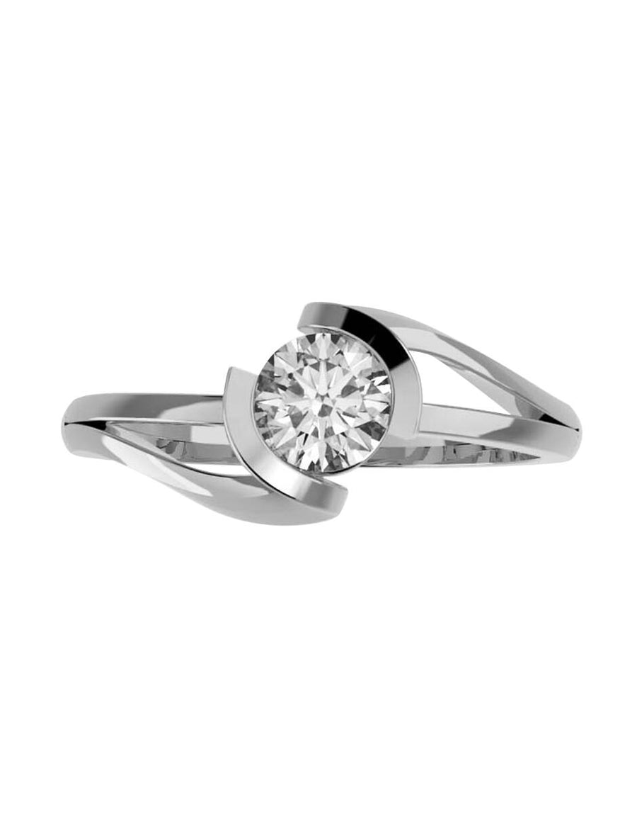 ANILLO DE ORO CON CIRCONIA