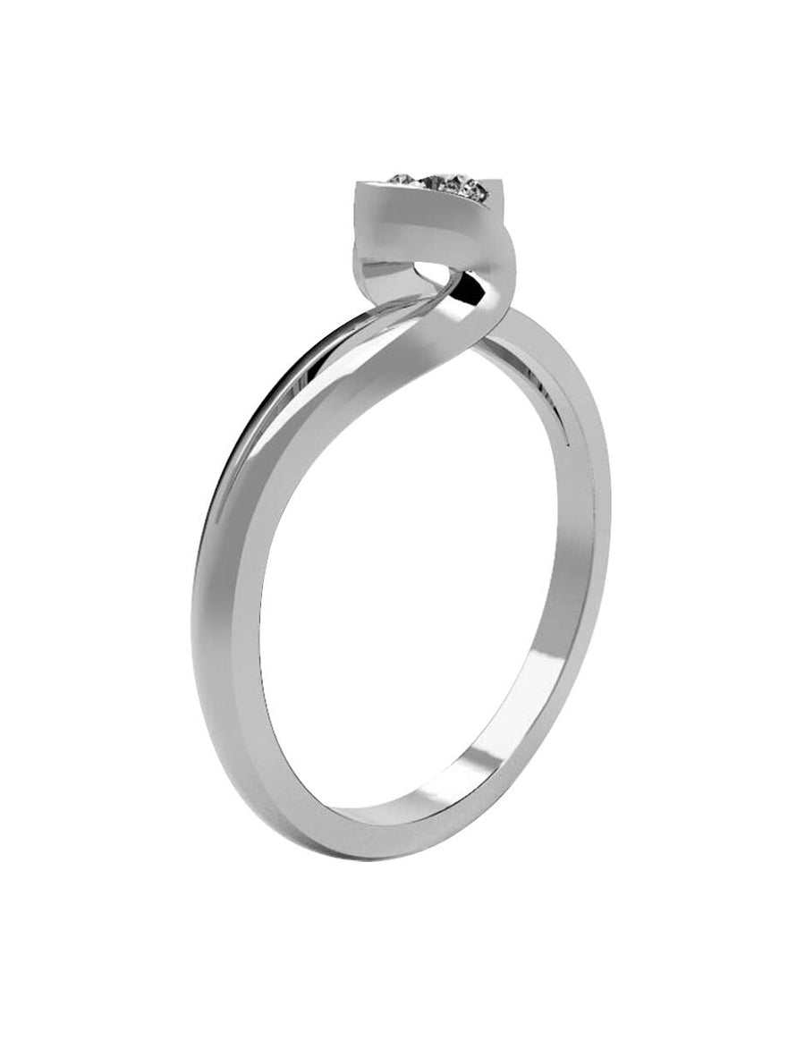 ANILLO DE ORO CON CIRCONIA