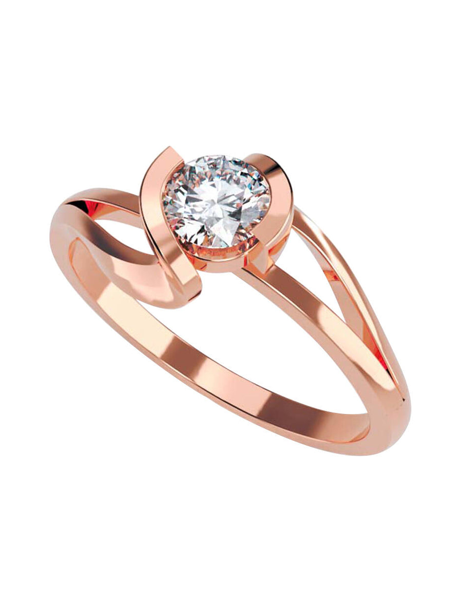 ANILLO DE ORO CON CIRCONIA