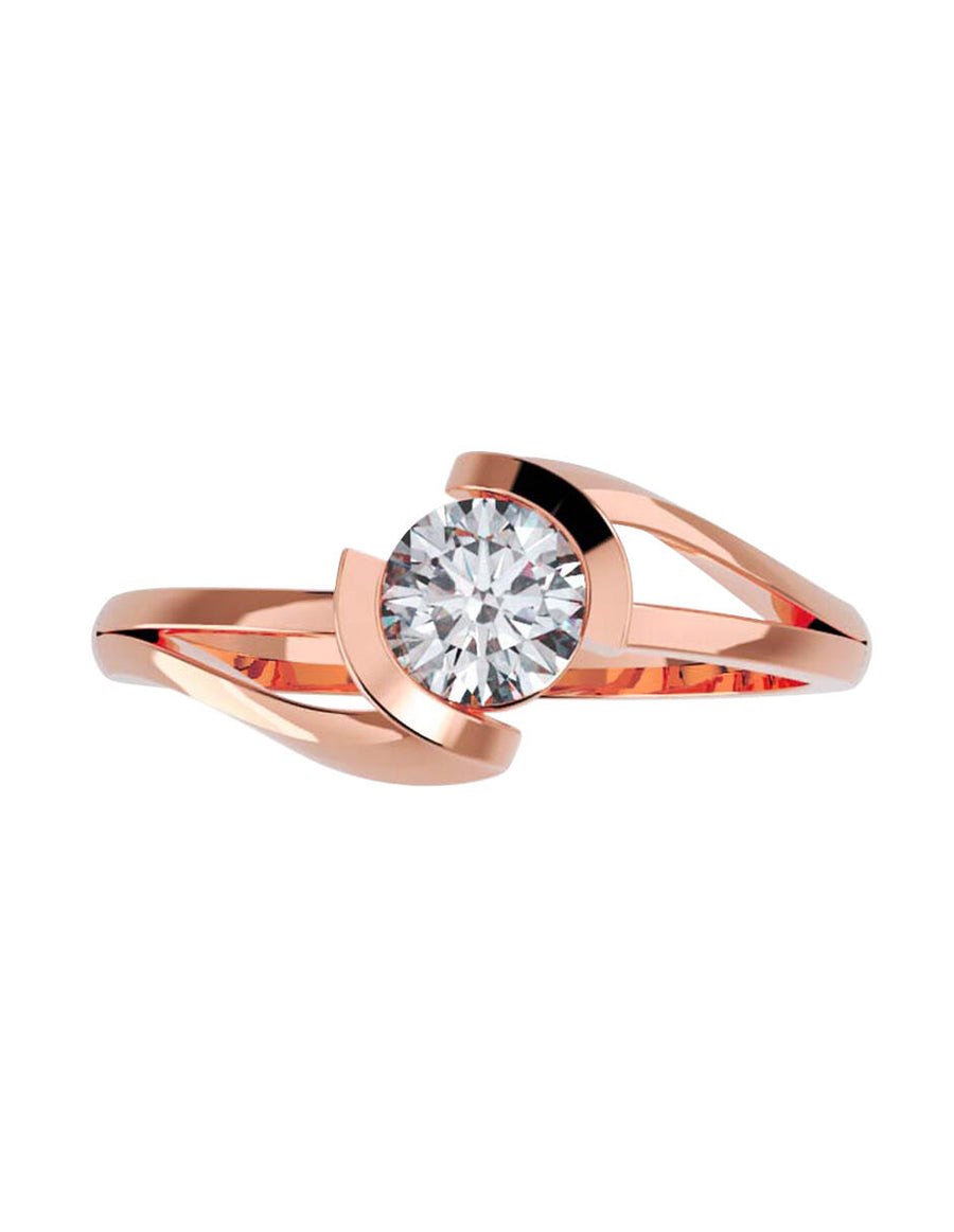 ANILLO DE ORO CON CIRCONIA
