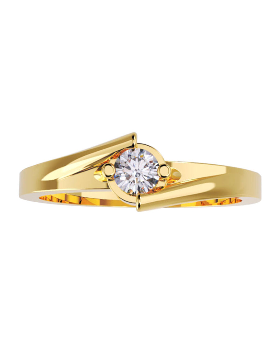 ANILLO DE ORO CON CIRCONIA