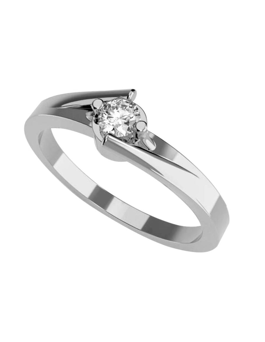 ANILLO DE ORO CON CIRCONIA