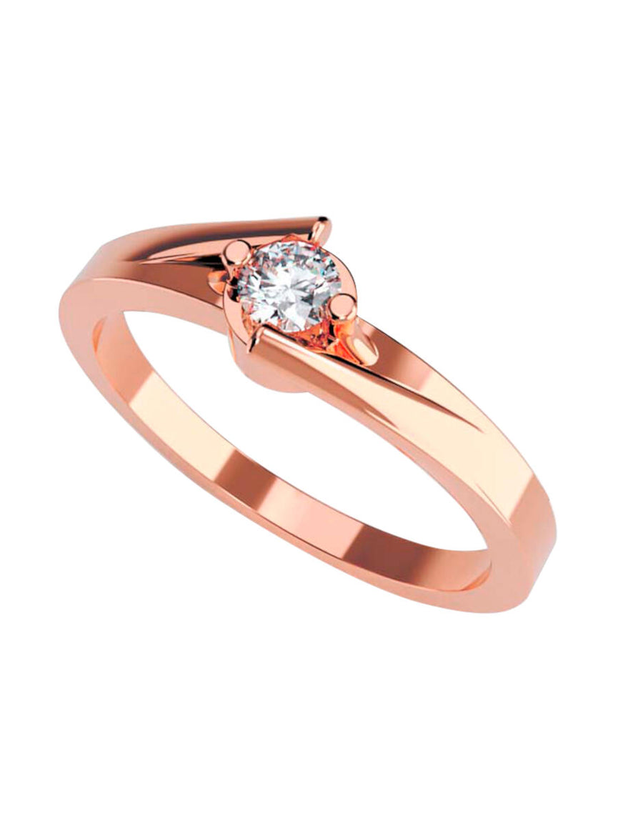 ANILLO DE ORO CON CIRCONIA