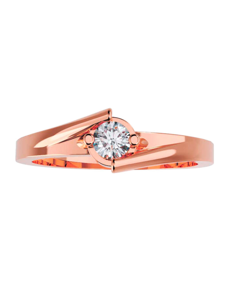ANILLO DE ORO CON CIRCONIA