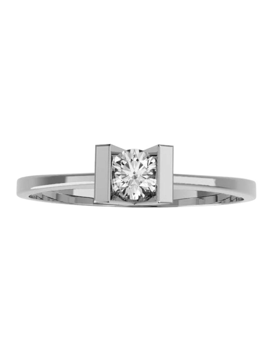 ANILLO DE ORO CON CIRCONIA