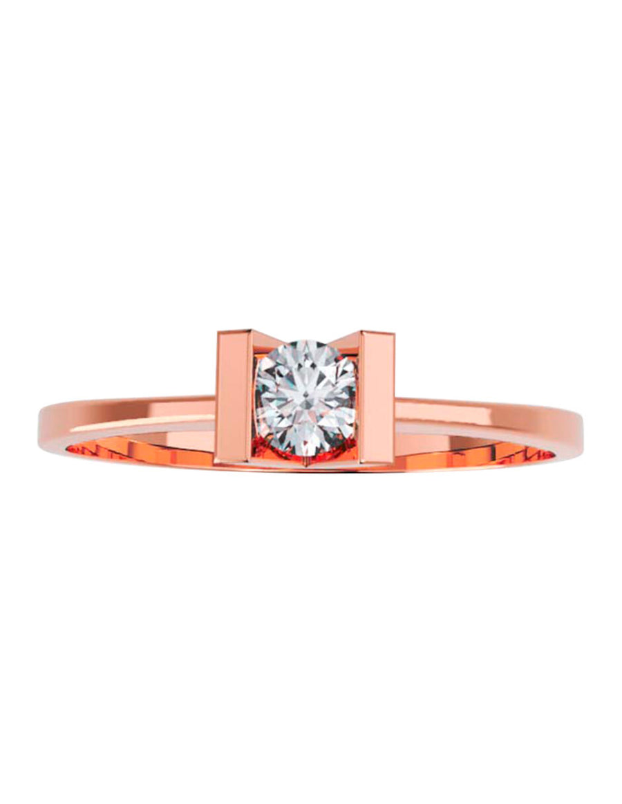 ANILLO DE ORO CON CIRCONIA