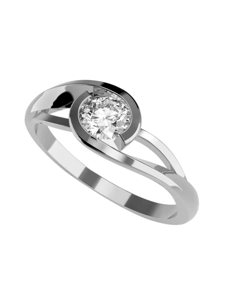 ANILLO DE ORO CON CIRCONIA