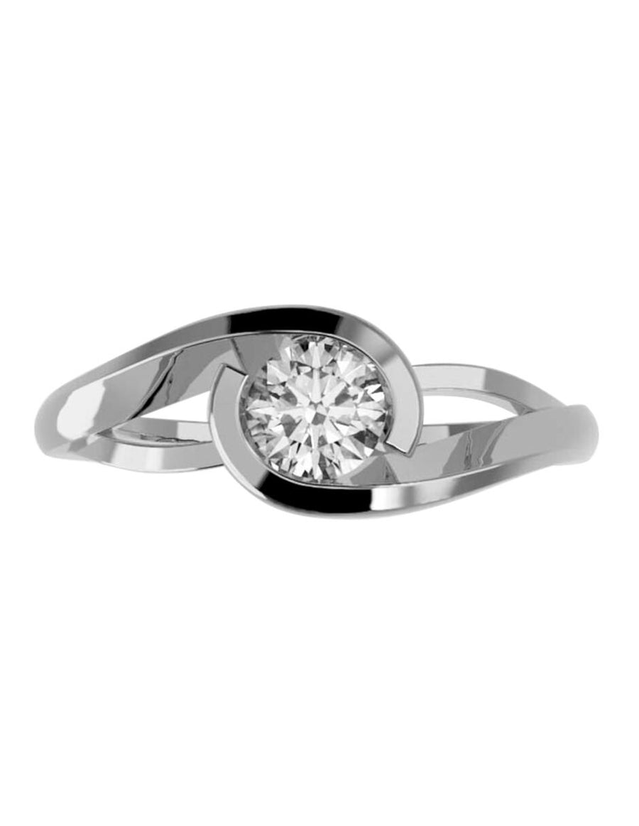 ANILLO DE ORO CON CIRCONIA