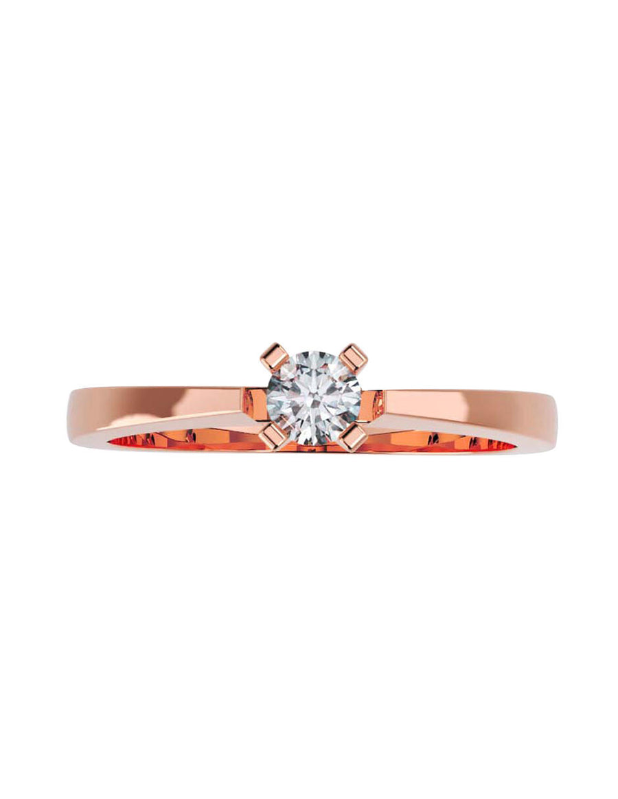 ANILLO DE ORO CON CIRCONIA