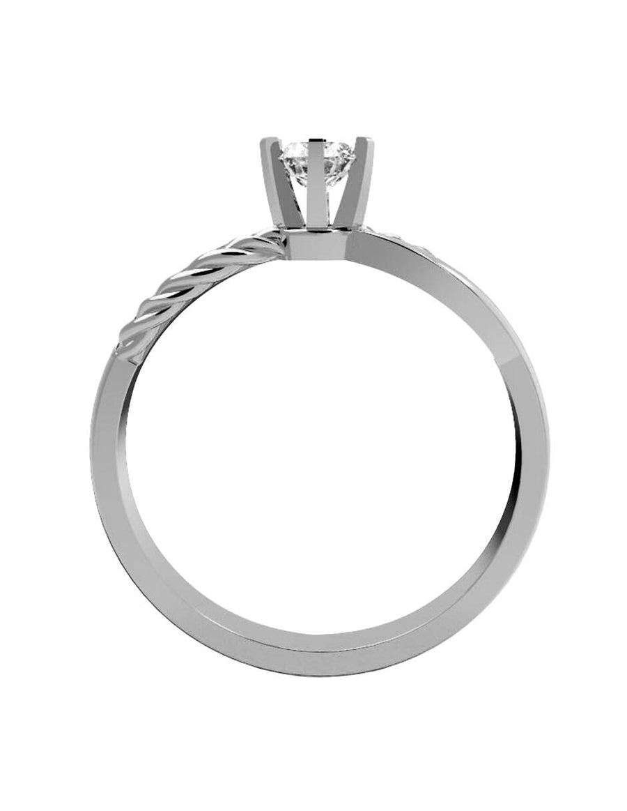 ANILLO DE ORO CON CIRCONIA