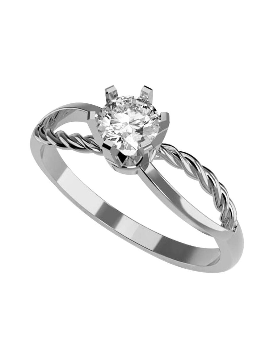 ANILLO DE ORO CON CIRCONIA