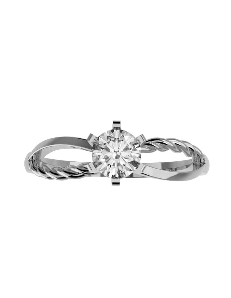 ANILLO DE ORO CON CIRCONIA