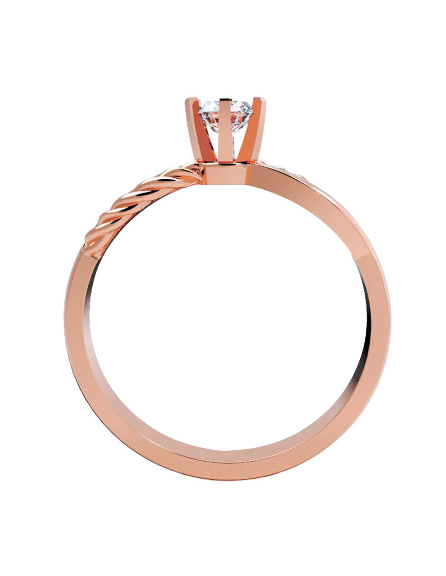 ANILLO DE ORO CON CIRCONIA