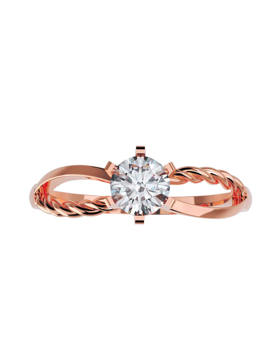 ANILLO DE ORO CON CIRCONIA