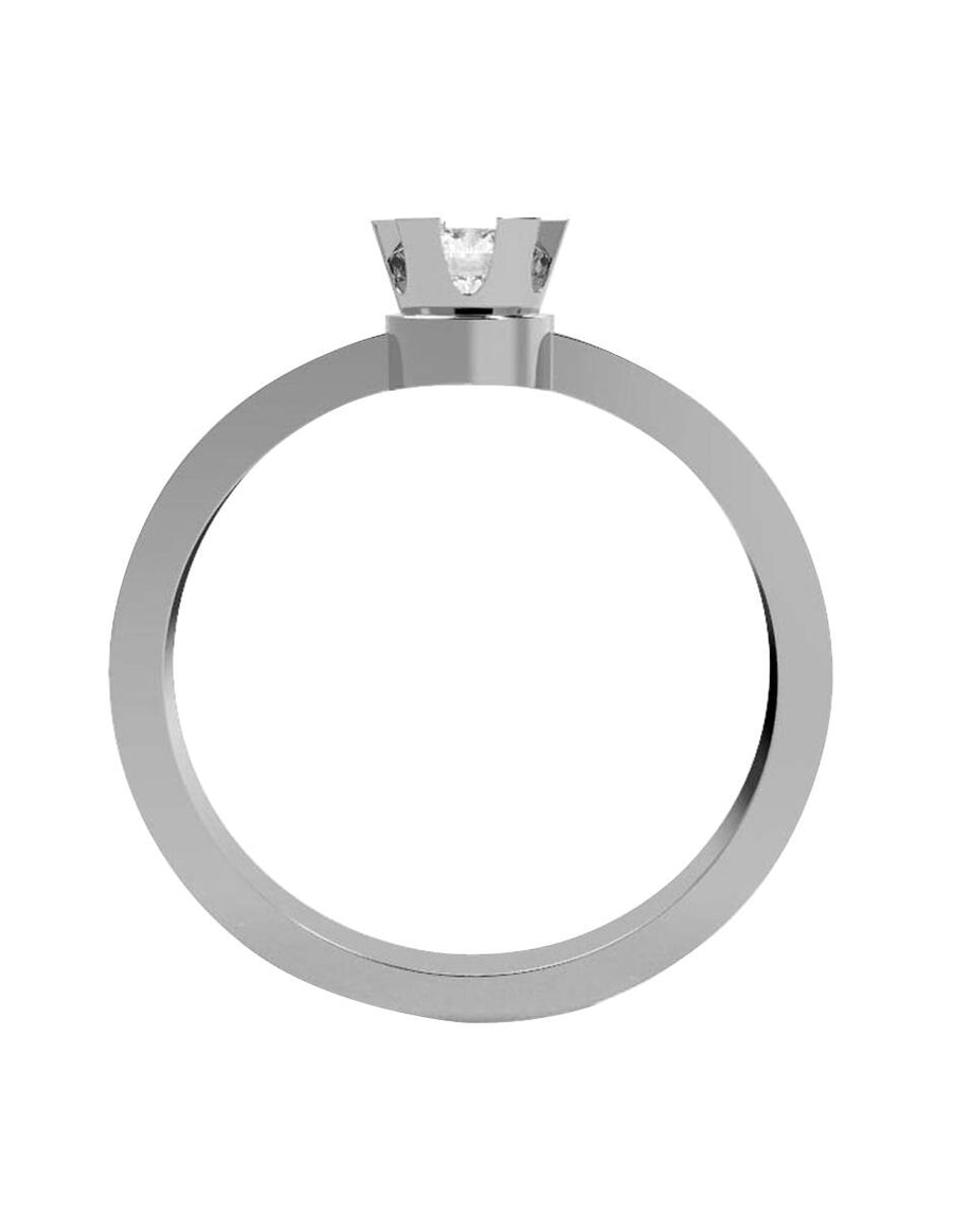 ANILLO DE ORO CON CIRCONIA