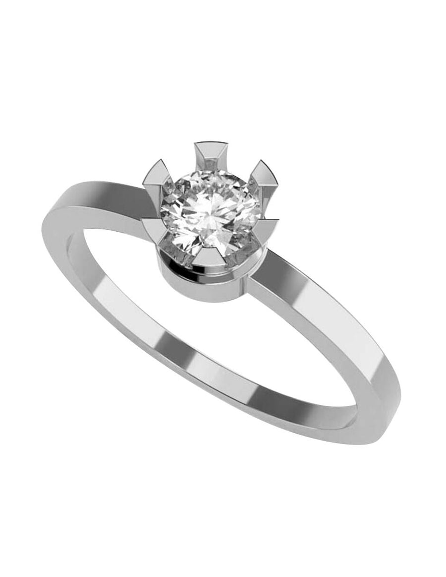 ANILLO DE ORO CON CIRCONIA