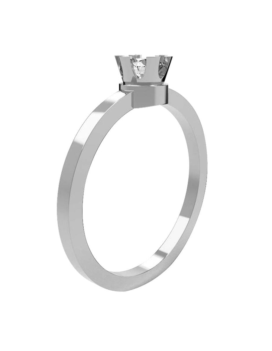 ANILLO DE ORO CON CIRCONIA