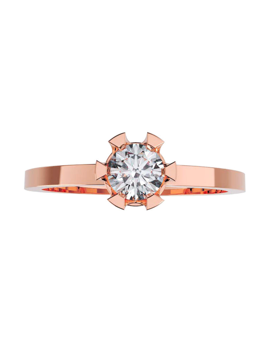 ANILLO DE ORO CON CIRCONIA