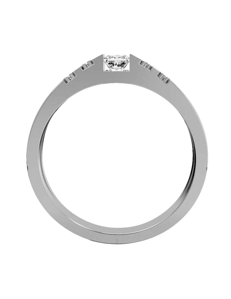 ANILLO DE ORO CON CIRCONIA