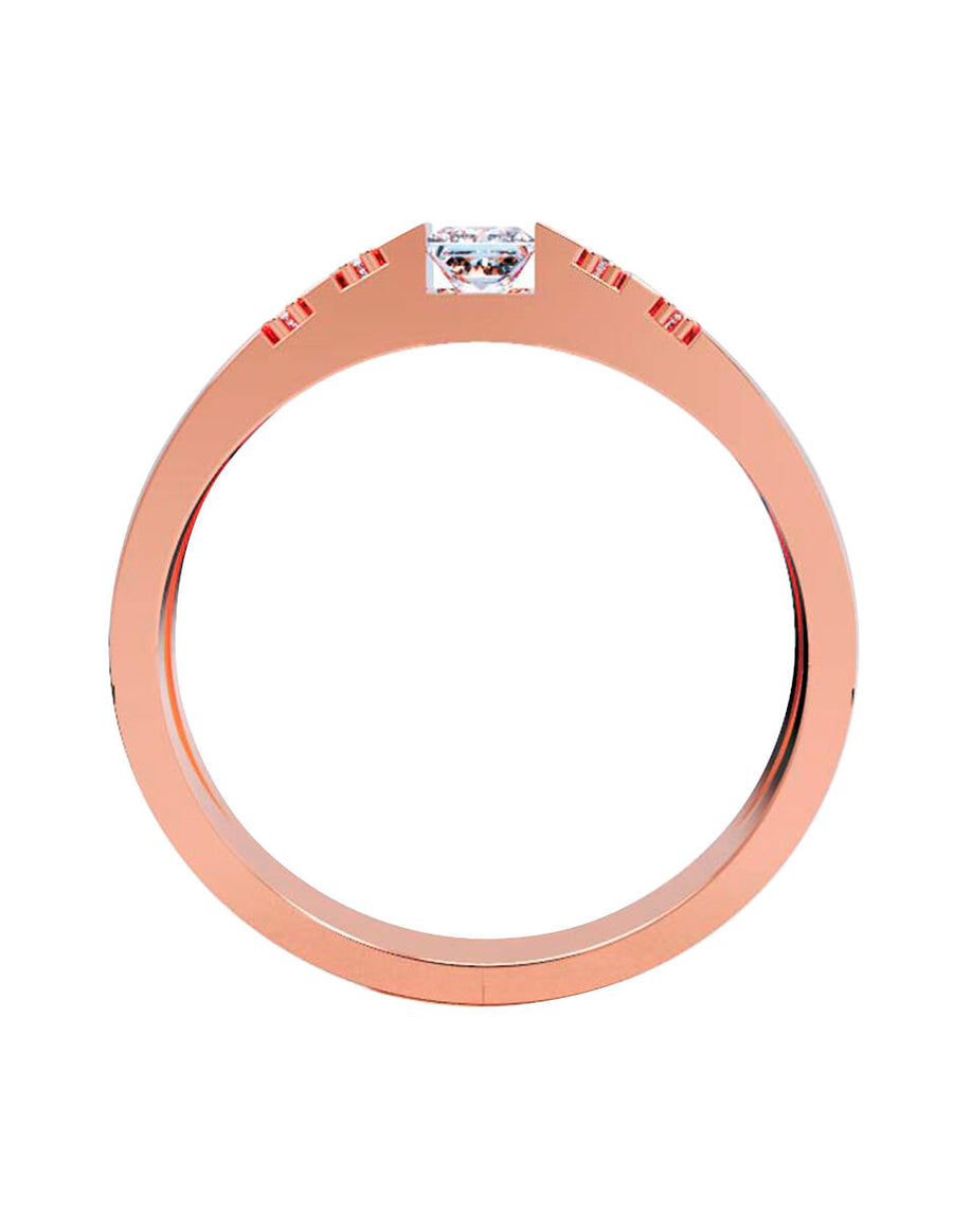 ANILLO DE ORO CON CIRCONIA