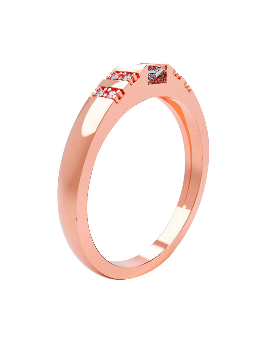 ANILLO DE ORO CON CIRCONIA
