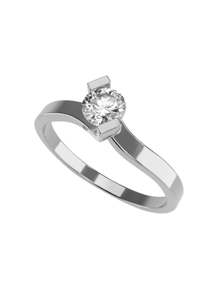 ANILLO DE ORO CON CIRCONIA