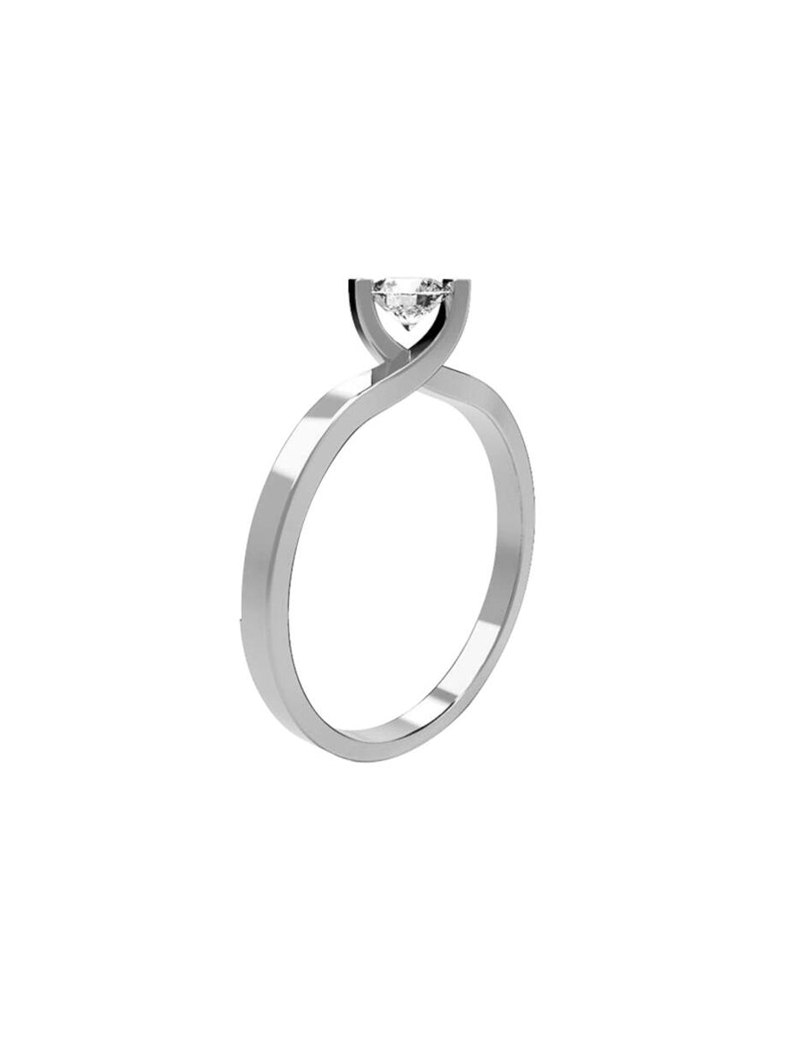 ANILLO DE ORO CON CIRCONIA