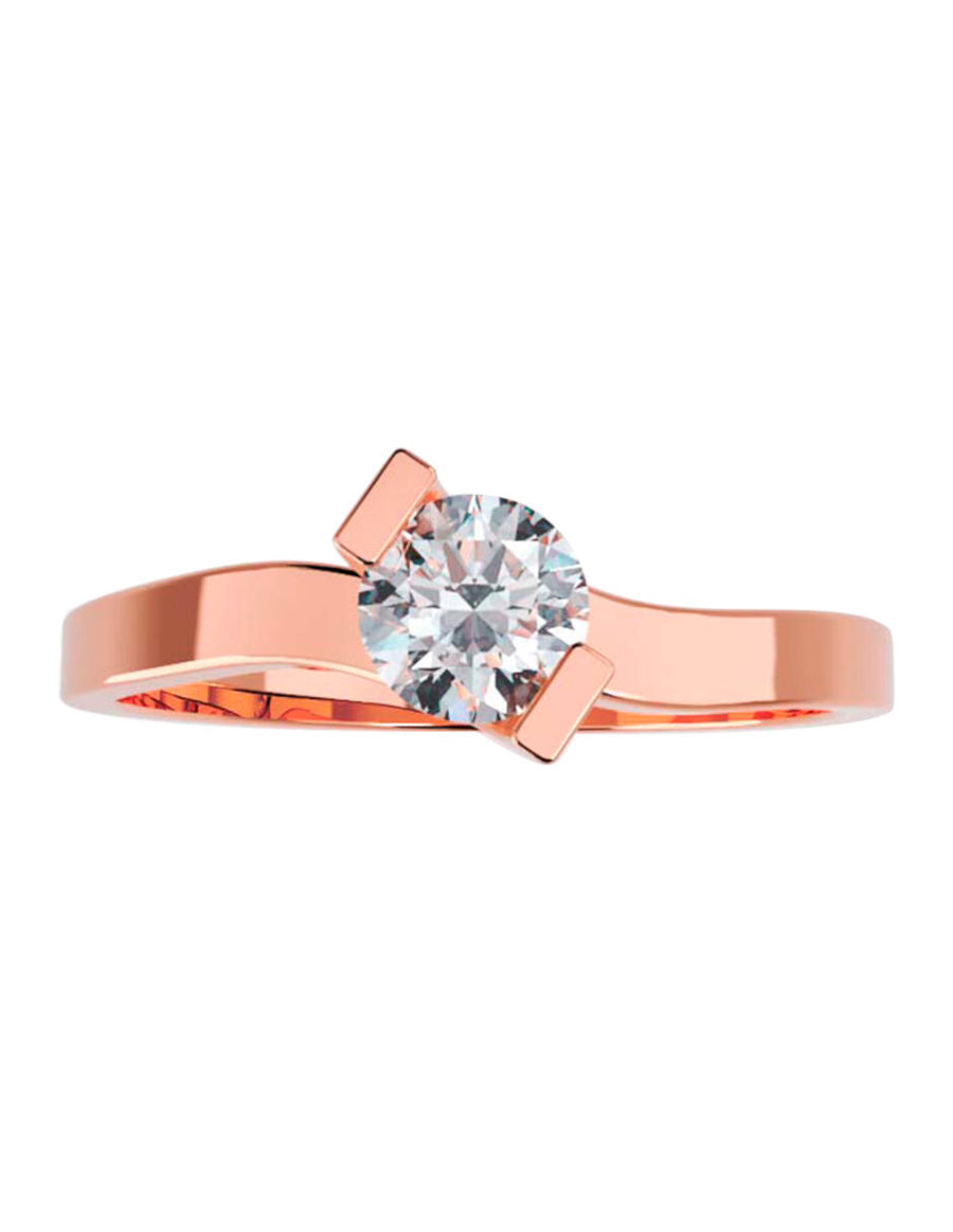 ANILLO DE ORO CON CIRCONIA