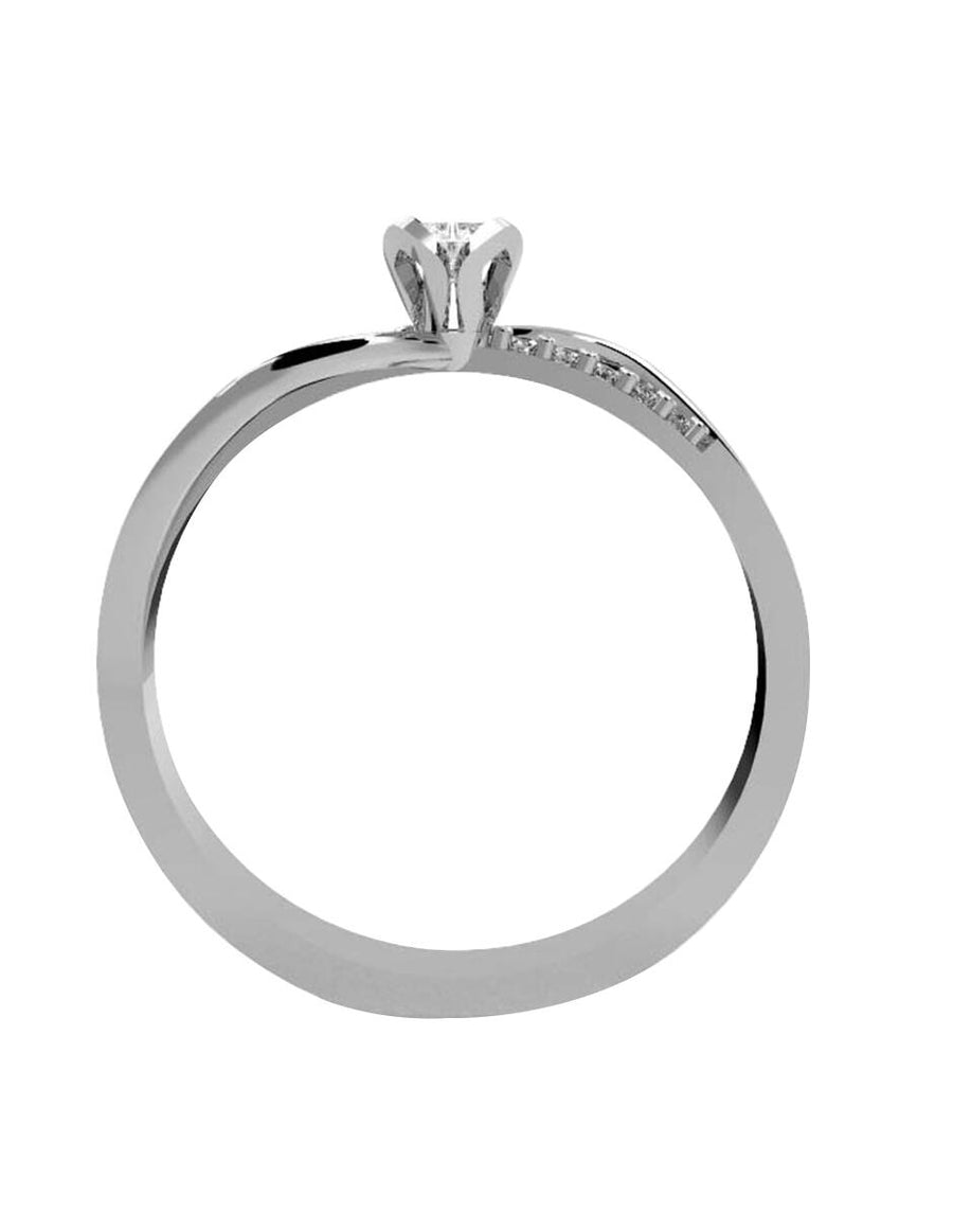 ANILLO DE ORO CON CIRCONIA