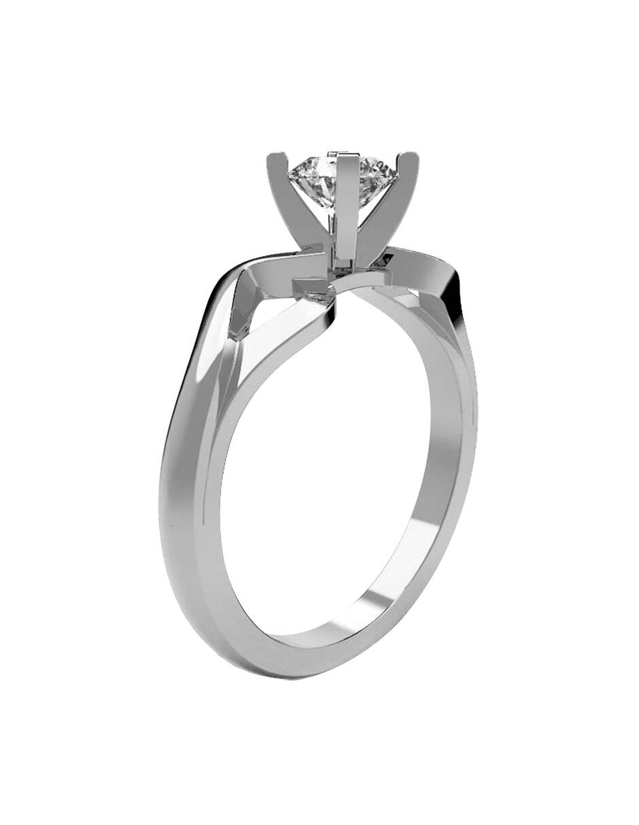 ANILLO DE ORO CON CIRCONIA