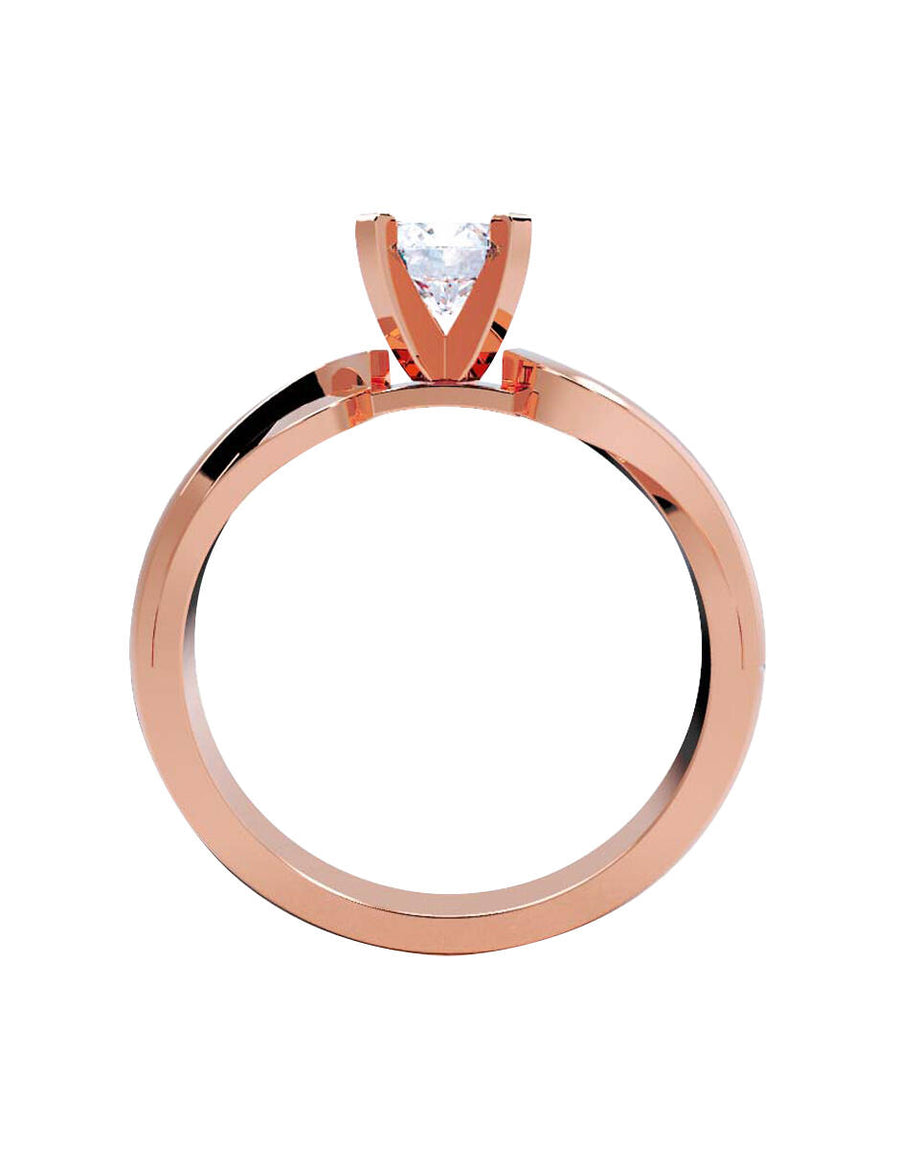 ANILLO DE ORO CON CIRCONIA