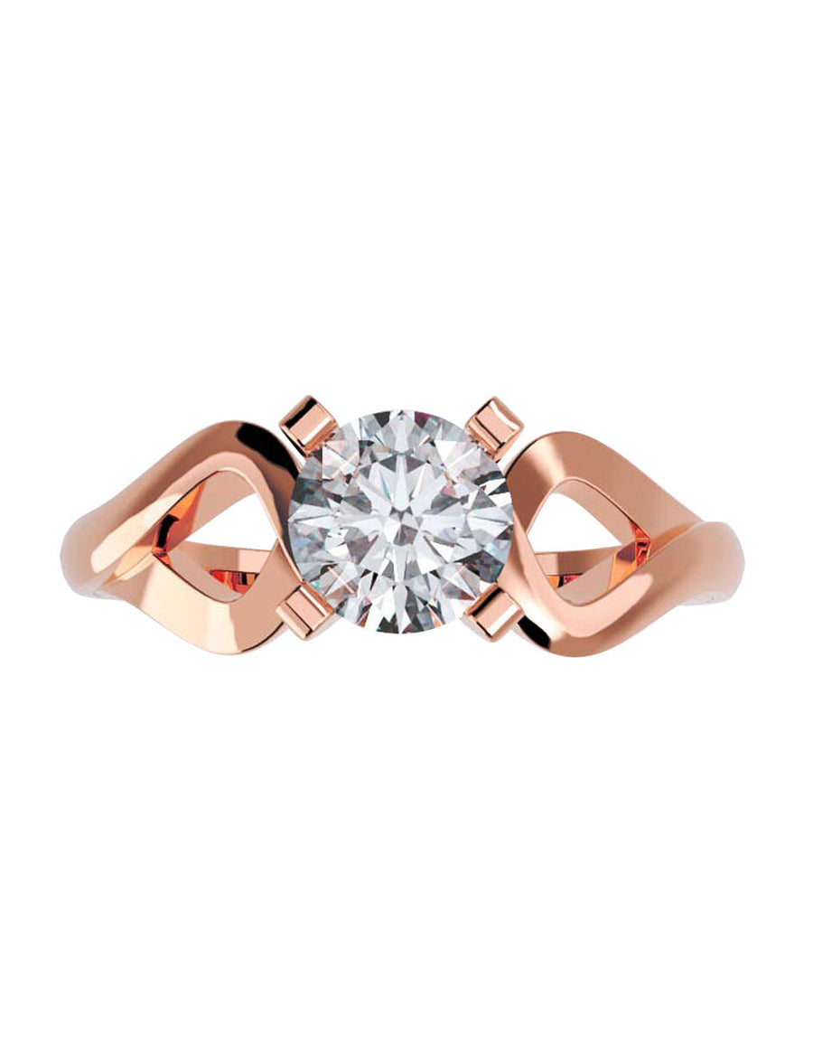 ANILLO DE ORO CON CIRCONIA