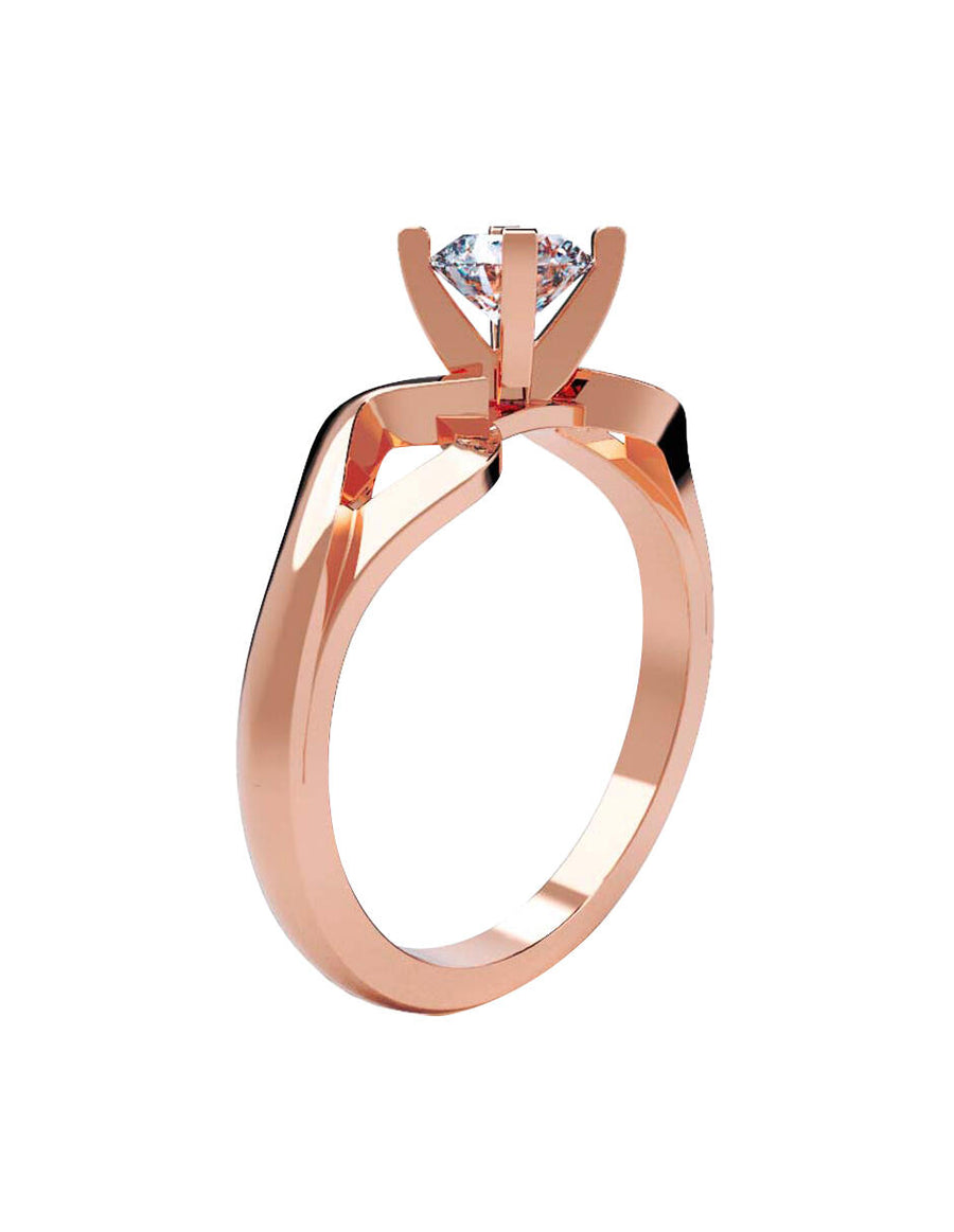 ANILLO DE ORO CON CIRCONIA