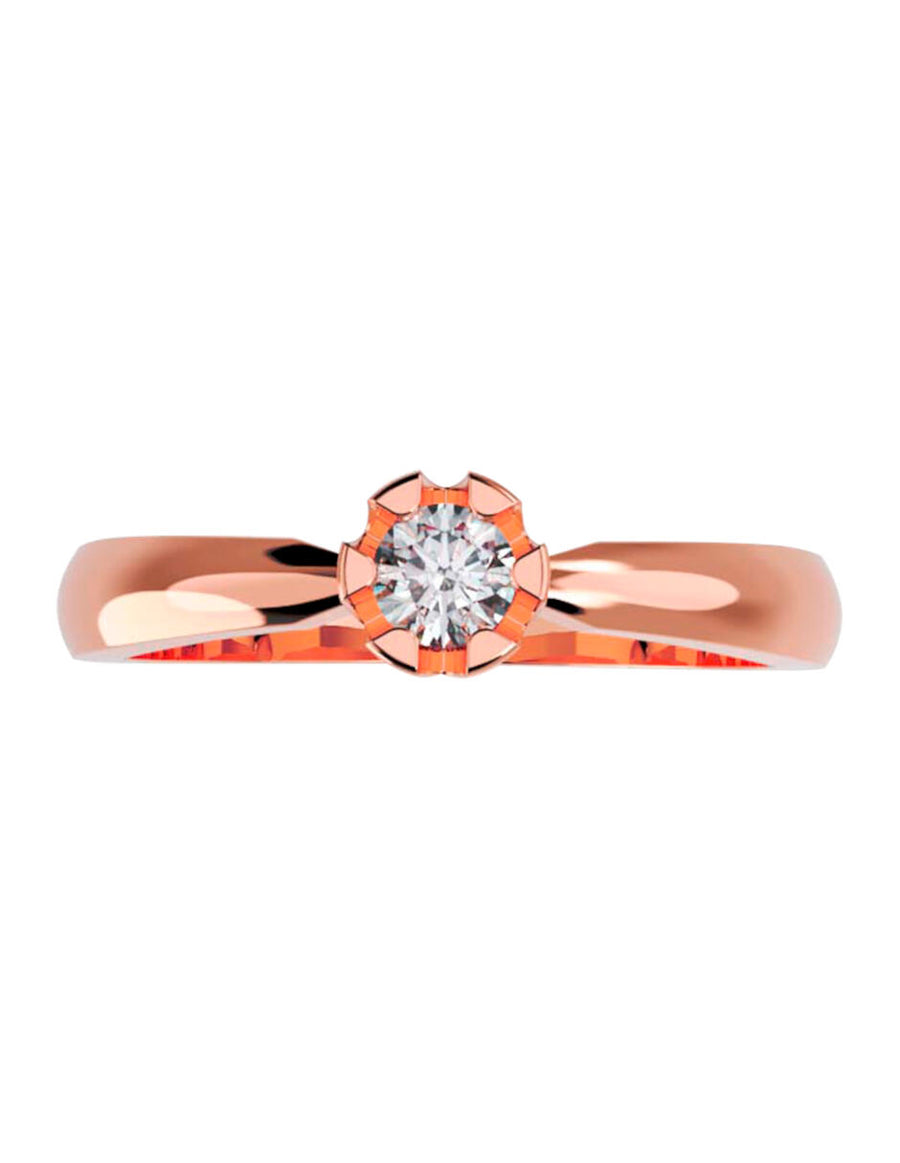 ANILLO DE ORO CON CIRCONIA
